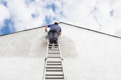 Peinture extérieure à Courchelettes — façades et ravalement